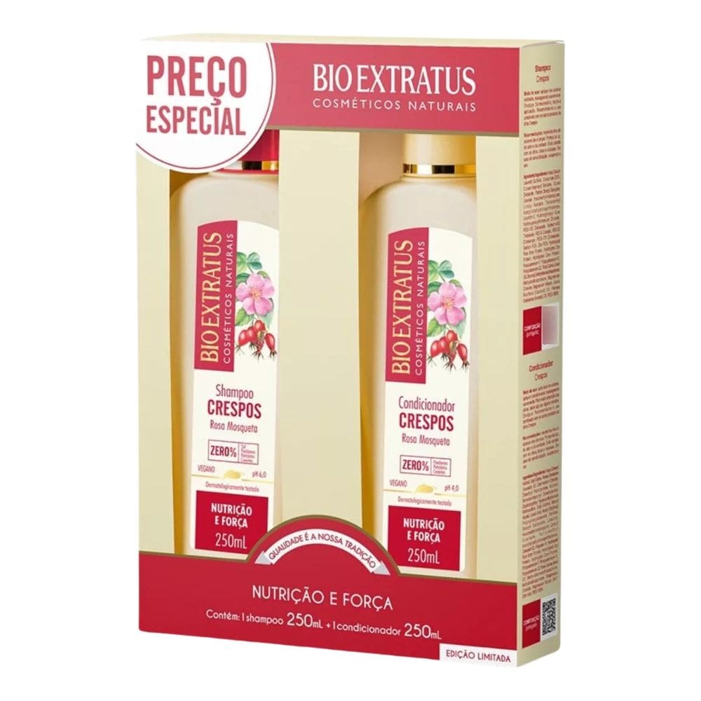 Kit Bio Extratus Crespos 250ml