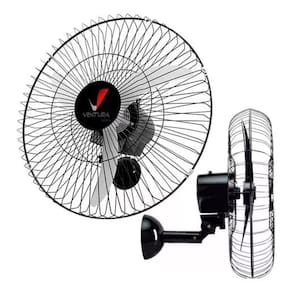 Ventilador Parede 60CM Ventura Preto/Bi-Volt VENTI-DELTA