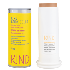 Kind Stick Color Mineral com Zinco FPS51 K90 - Protetor Solar Facial com Cor 16,5g