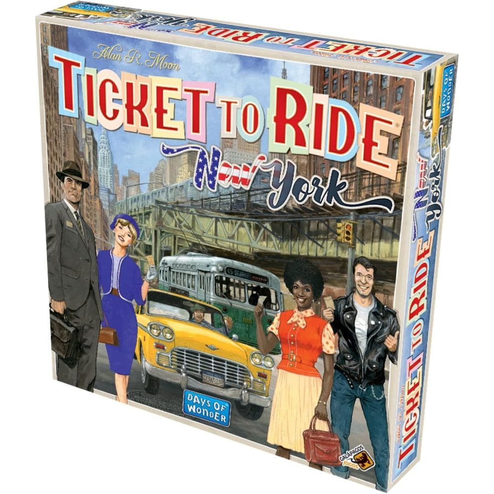 Jogo de Tabuleiro Ticket to Ride New York - Galápagos