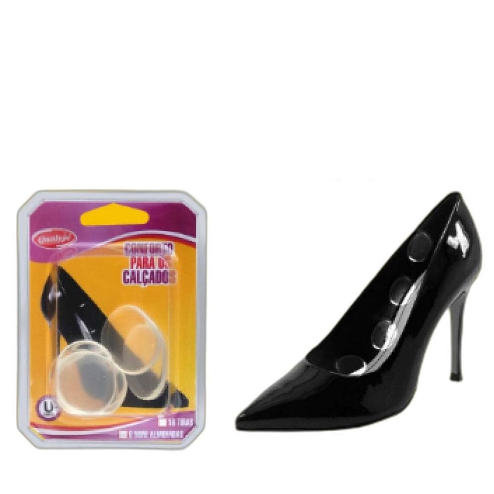 Mini Pastilhas de Conforto  Silicone  Adesiva  Transp