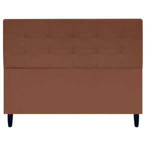 Cabeceira Cama Ivy Para Cama Queen 160 Cm Suede Terracota, Suede