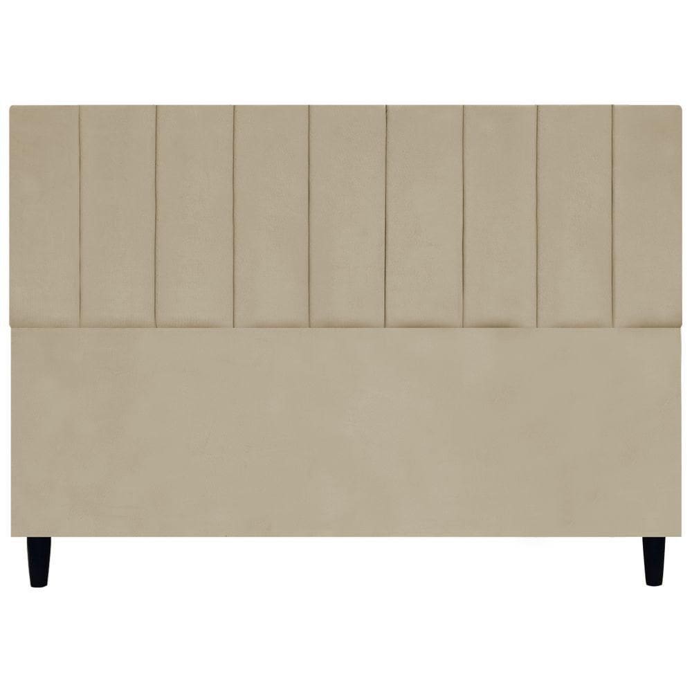 Cabeceira Decorativa Elen Para Cama King 195 Cm Suede Nude, Suede