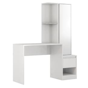 Escrivaninha Office Morada Com Armário 1 Porta E 1 Gaveta Branco Demóbile Branco