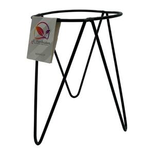 Suporte Tripé para Kokedama T11 (10X13,5) Preto JC JARDIM
