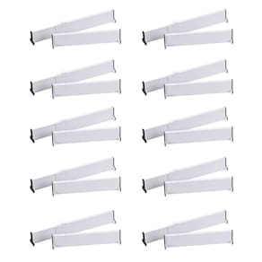 Organizador Divisor de Gaveta Ajustavel Expansivel Kit 10 Unidades Armario Cozinha Guarda Roupa Separador Meia Livro Roupa Multifuncional
