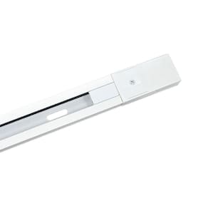 Trilho Eletrificado De Sobrepor Para Spot Nordecor Com 2 Metros Bivolt Branco 6060