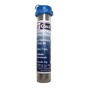Solda Tubinho Cobix Azul 22 Gramas