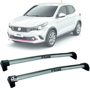 Rack Teto Aluminio Prime Fiat Argo 2017 até 24 Prata PR070