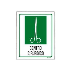 Kit 10 Placas Sinalização Hospitalar Centro Cirurgico