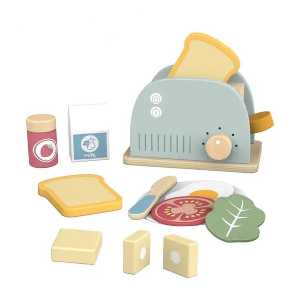 Brinquedo Didático Conjunto Torradeira Tj272 14 Peças