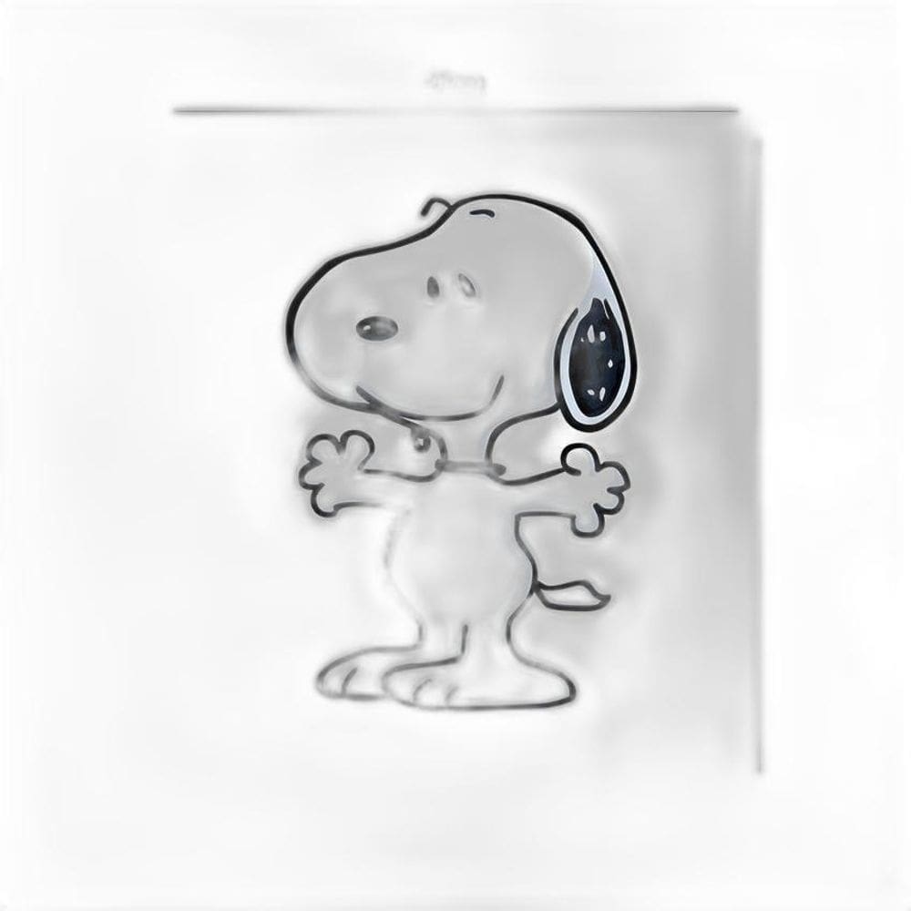 Adesivo Para Porta Snoopy Mod01