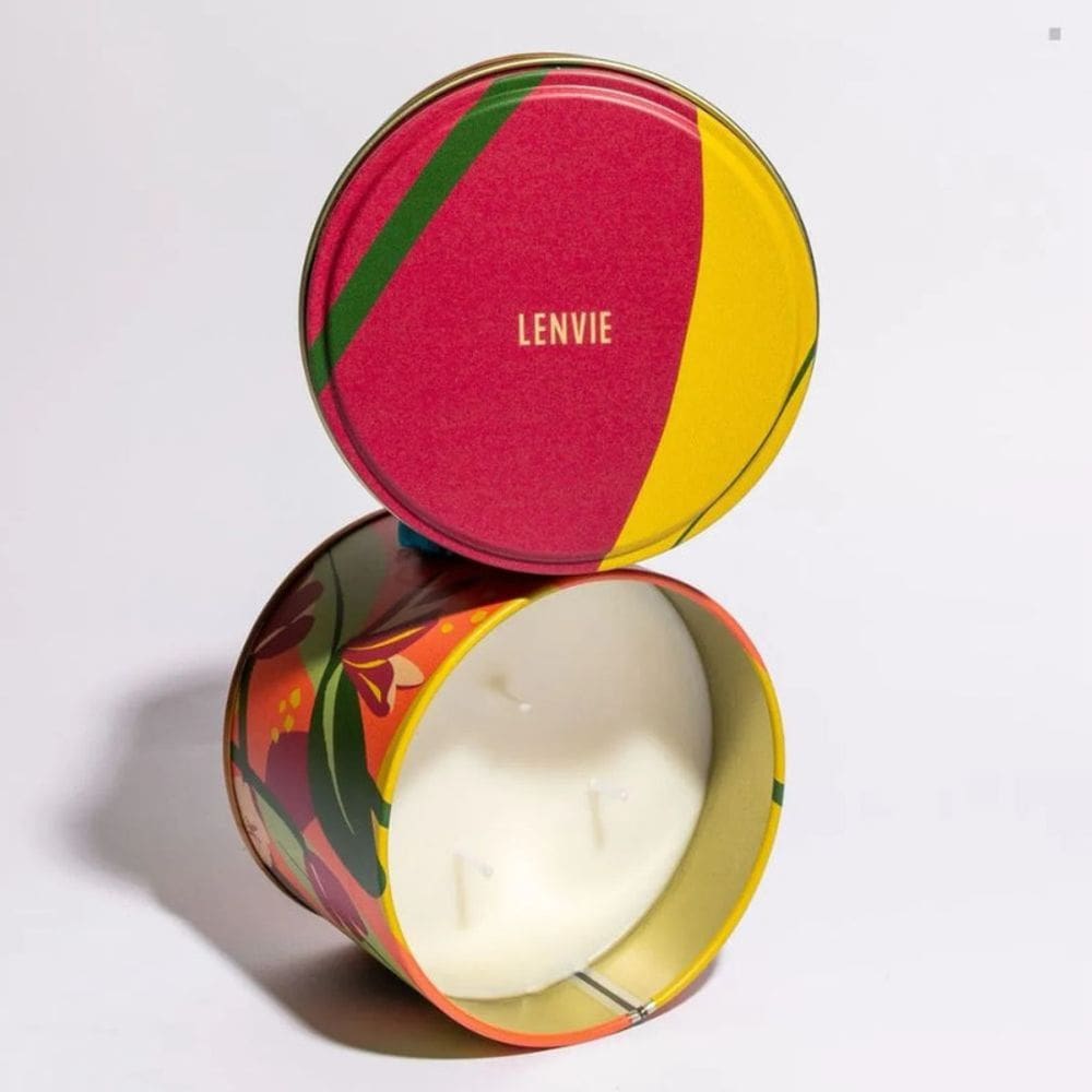 Vela Perfumada Lata Magnolia Pacifica - 250G Lenvie