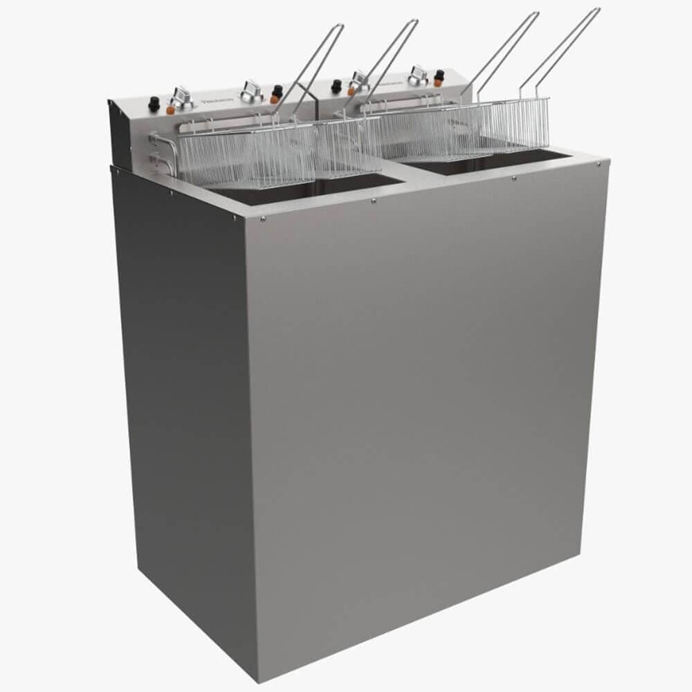 Fritador Duplo Industrial Venâncio Água e Óleo 23 Litros Cada Cesto Elétrico 220V - SFAO5DP