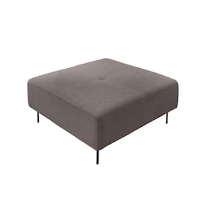 Puff Modular Da Vinci Poliéster Cinza
