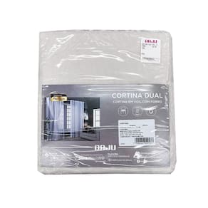 Cortina Daju Dual Voil Com Forro 280x230 Cm