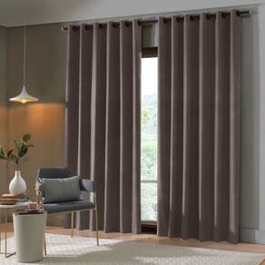 Cortina Blackout Quarto Uni Rubi 3,60 x 2,50 Tecido Acoplado PVC Bella Janela