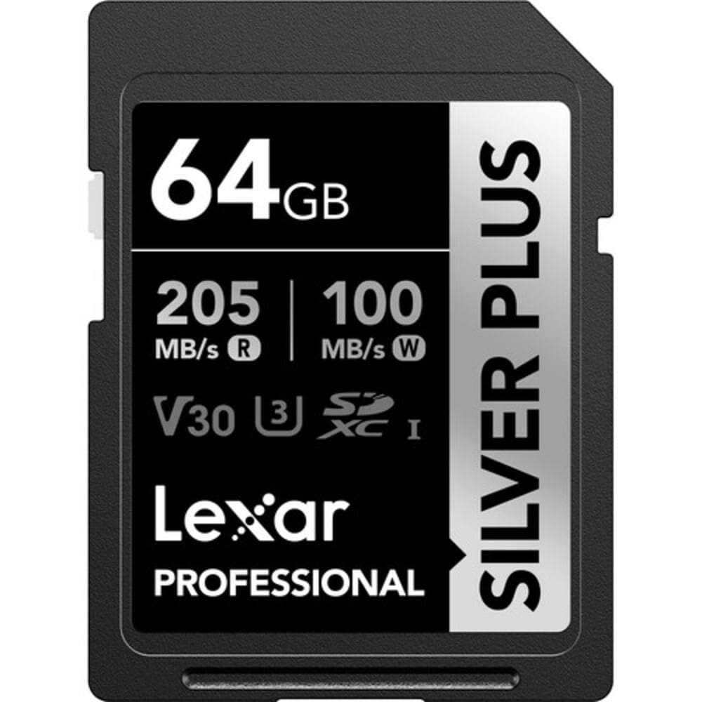Cartão Memória Lexar Sd Xc 64Gb 205Mb/S Uhs-I V30 Silver