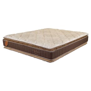 Colchão Viúva 128X188X30 Bali Prorelax Molas Ensacadas Pillow Top Duplo - Marrom