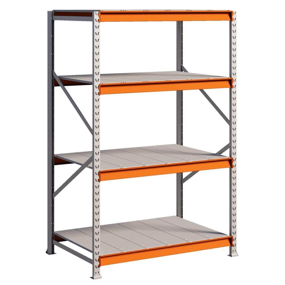 Porta Pallet 1000kg 1 Inicial 200x120x60 4 Níveis Com Bandeja de Aço MPP250 Amapá