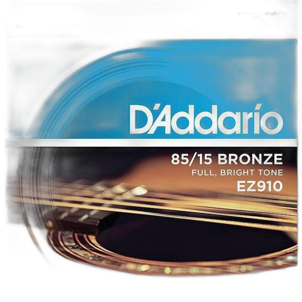 Encordoamento Violão Aço 011 D`addario 85/15 Bronze Ez910
