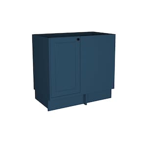 Balcão de Canto sem Tampo Évora 1 PT Azul Orion