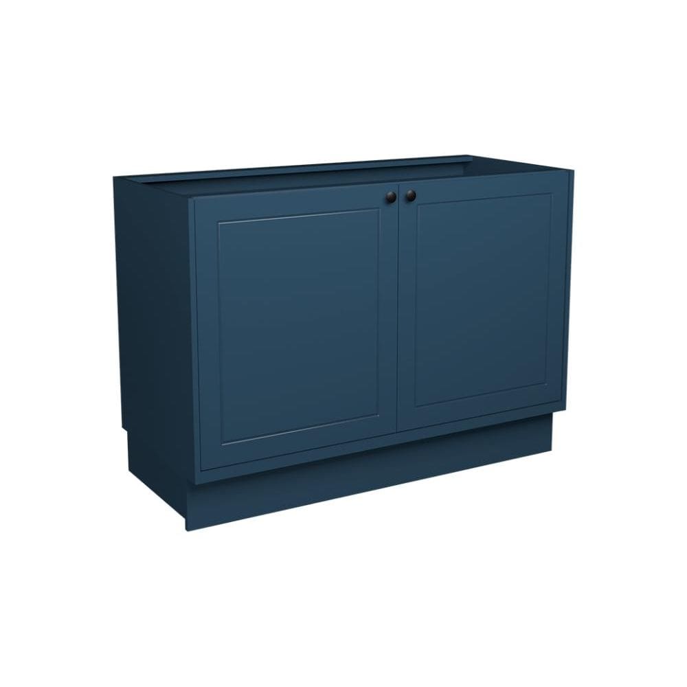 Balcão de Cozinha sem Tampo Évora 2 PT Azul Orion 120 cm