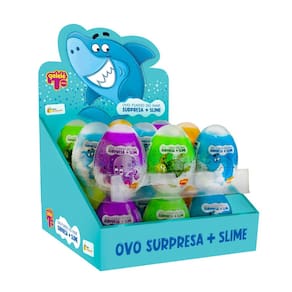 Slime Ovo Surpresa Fundo Do Mar 18 Unidades Gelele