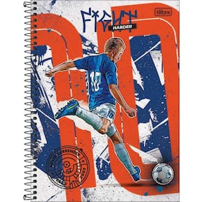 Caderno Univ. 1 Matéria 80 Folhas Do It Futebol - Tilibra
