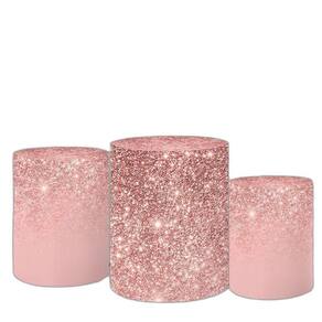 Trio De Capas Cilindros 3D Sublimado Efeito Glitter Fcc-114