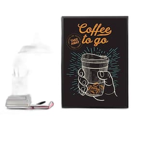 Quadro Retrô Café - Coffee To Go 24X18Cm