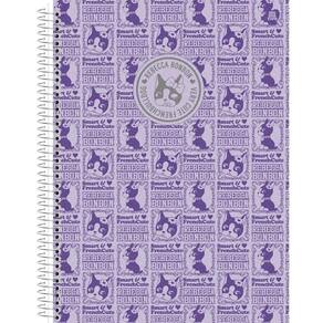 Caderno Univ. 10Mat 160Fls Rebecca Bonbon Capa 3 - Animativa