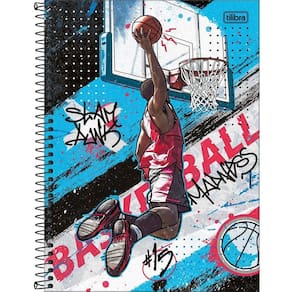 Caderno Univ. 1 Matéria 80 Folhas Do It Basquete - Tilibra