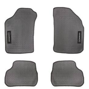 Tapete para Strada 1998 a 2011 Cabine Dupla Borracha Automotivo Impermeável 4 Peças