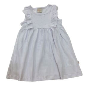 Vestido Infantil Reveillon Tink Bink Branco Brilho 1 2 3