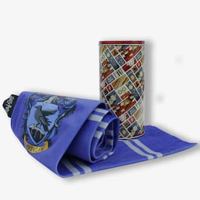 Cachecol Oficial Harry Potter Corvinal Presente Geek cor:Azul