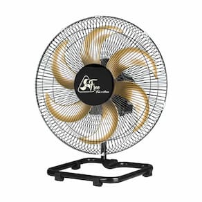 Ventilador Mesa Free 6 Pás 140W 40cm Preto Ventidelta