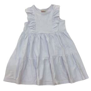 Vestido Infantil Reveillon Tink Bink Branco
