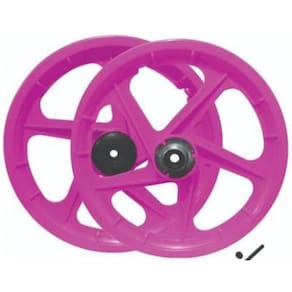 Par De Aros 16 Nylon Infantil, Rosa