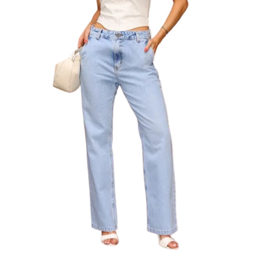 Calça Jeans Feminina Wide Leg Lumini Natalia 1327