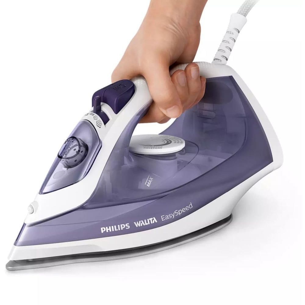 Ferro de Passar Roupa PHILIPS Walita Vapor GC1752 VERTICAL Roxo Antiaderente EASYSPEED 2000w