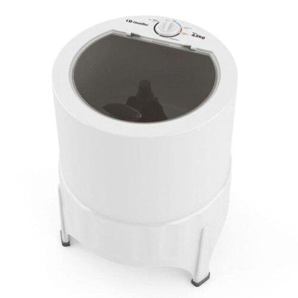 Lavadora de Roupas Mueller Plus, Semiautomática, 4,5 Kg, Branca
