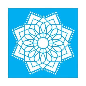 Stencil Tamako Mandala - 30X30 - Ref 9510