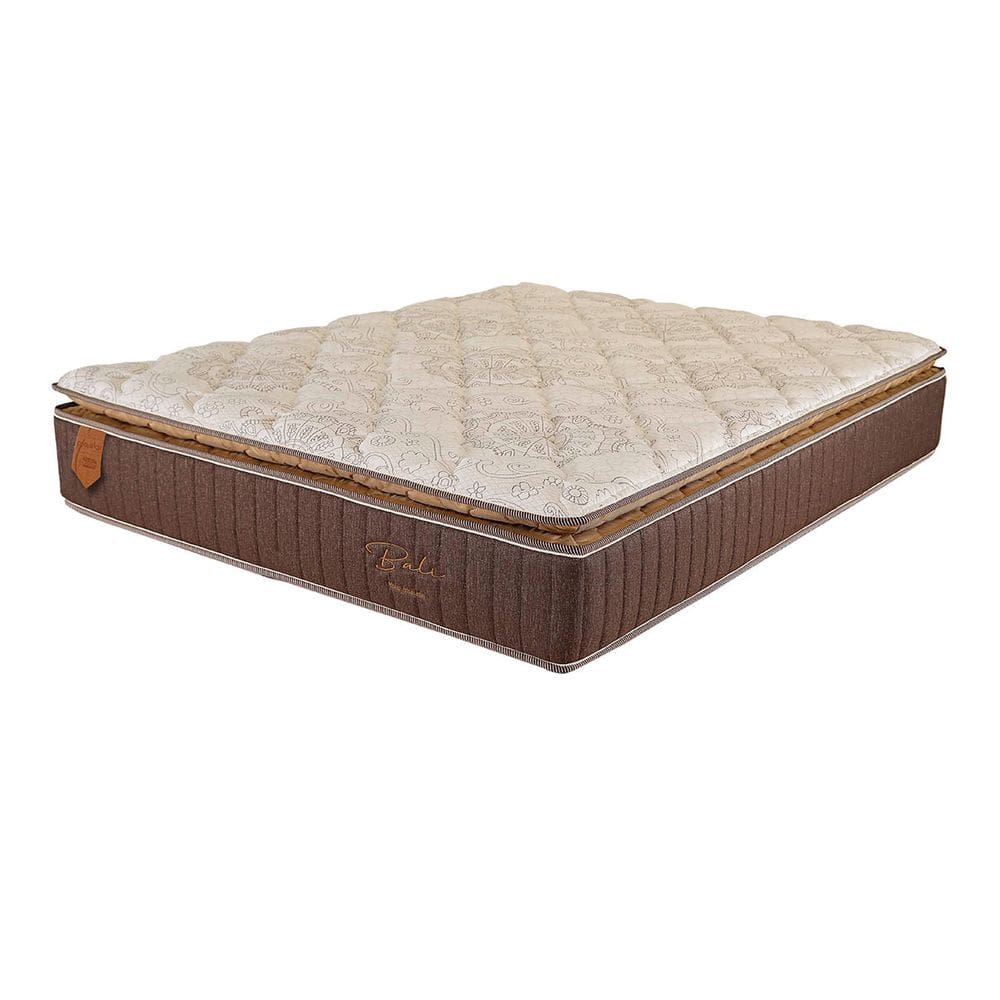 Colchão Casal 138X188X26 Prorelax Bali Molas Ensacadas Pillow Top Turn Free - Marrom