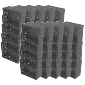 Kit 50 Caixa De Luz 4X4 Embutir Cinza Tuboline