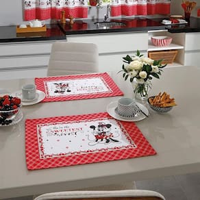 Jogo Americano 4 Peças Dohler Clean Mickey E Minnie