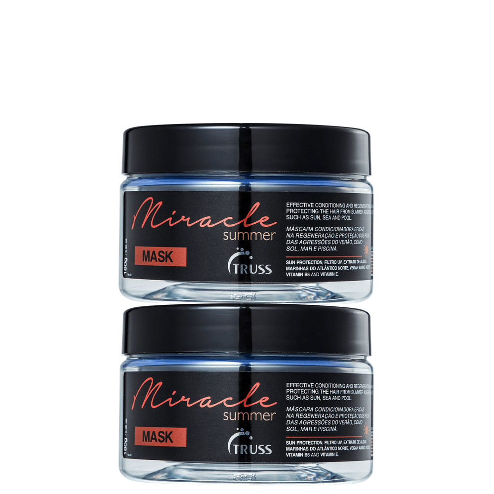Kit Truss Miracle Summer Duo - Máscara Capilar (2 Unidades)