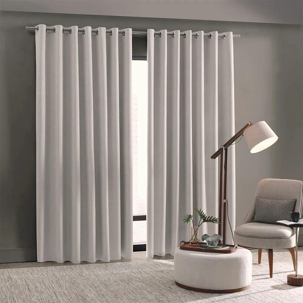 Cortina Blackout 100% Linen 3,0 X 1,7 - Bella Janela Duna