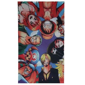 Toalha One Piece Luffy Bando 70x1,35cm Algodão/Poliéster