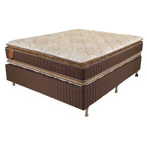 Colchão Viúva 128X188X65 Bali Prorelax Molas Ensacadas Pillow Top Duplo - Marrom
